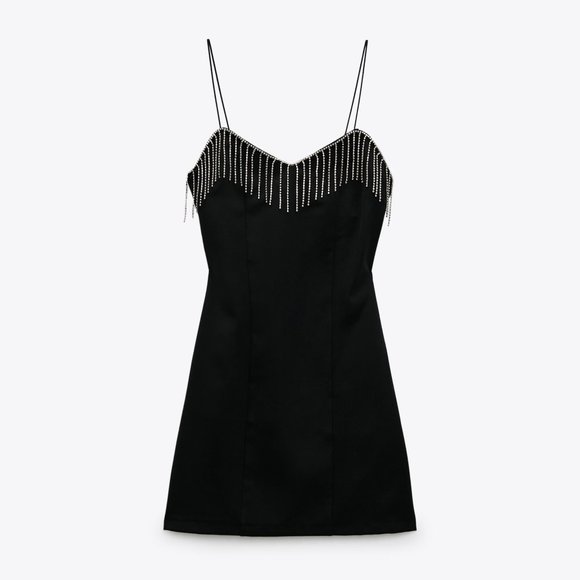 ZARA | Fringed Dress - Picture 6 of 8